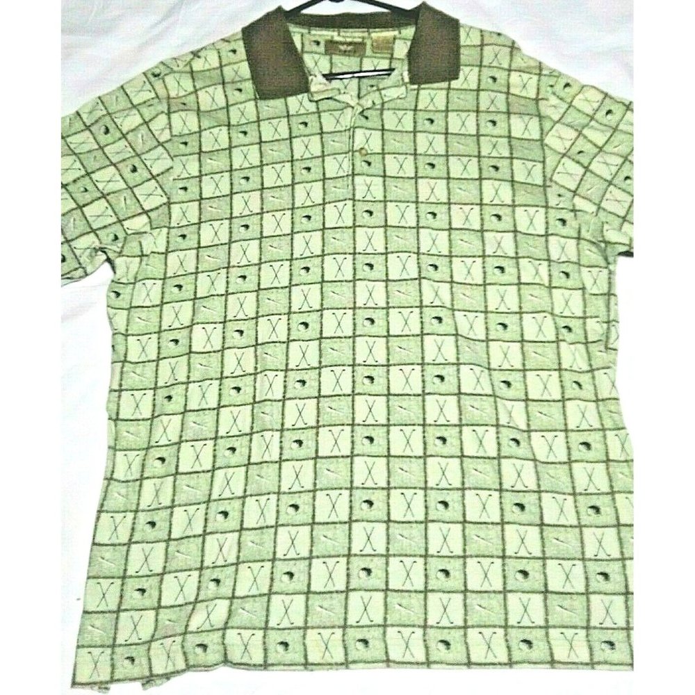 Natural Issue Golf Collection Polo Shirt Mens M
